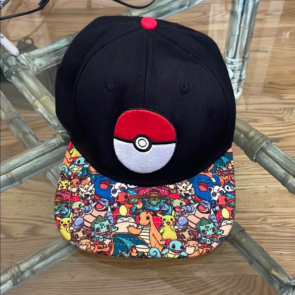 Colorful Pokémon Snapback Hat